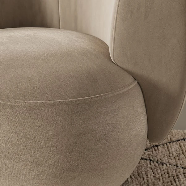 Lozenge Velvet Swivel Occasional Chair 7 Lozenge Velvet Swivel Occasional Chair - Image 5