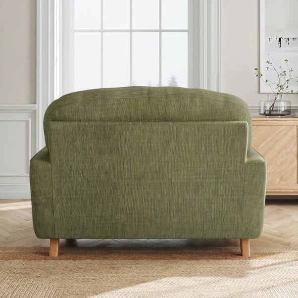 Martha Faux Linen Snuggle Chair 14 Martha Faux Linen Snuggle Chair - Image 12