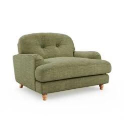 Martha Faux Linen Snuggle Chair 36 Martha Faux Linen Snuggle Chair -Habitat Store 30892918 alt06