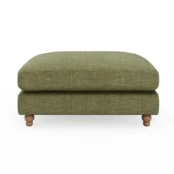 Martha Slub Faux Linen Footstool -Habitat Store 30892925 alt07