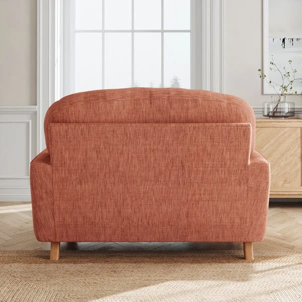 Martha Faux Linen Snuggle Chair 5 Martha Faux Linen Snuggle Chair - Image 3