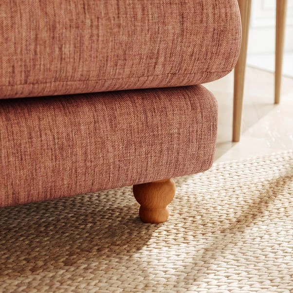 Martha Faux Linen Snuggle Chair 6 Martha Faux Linen Snuggle Chair - Image 4