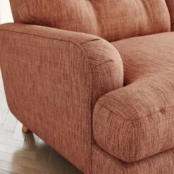 Martha Slub Faux Linen Corner Chaise Sofa -Habitat Store 30892931 alt05