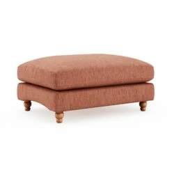 Martha Slub Faux Linen Footstool -Habitat Store 30892933 alt06