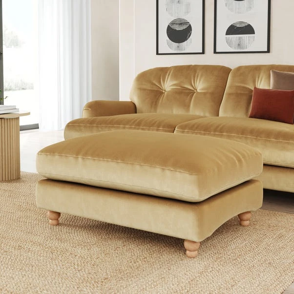 Martha Vintage Velvet Footstool 9 Martha Vintage Velvet Footstool - Image 7