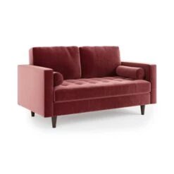 Zoe Velvet 2 Seater Sofa 25 Zoe Velvet 2 Seater Sofa -Habitat Store 30893221 alt06