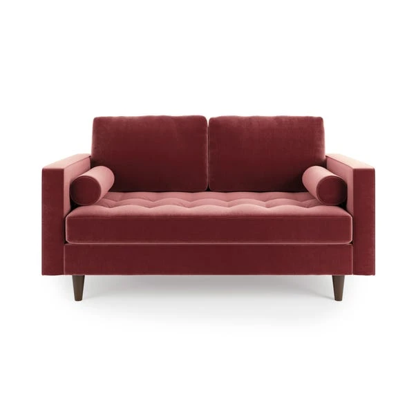 Zoe Velvet 2 Seater Sofa 7 Zoe Velvet 2 Seater Sofa - Image 5