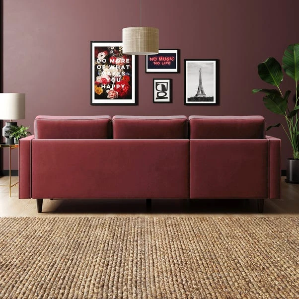 Zoe Velvet Corner Chaise Sofa 11 Zoe Velvet Corner Chaise Sofa - Image 9