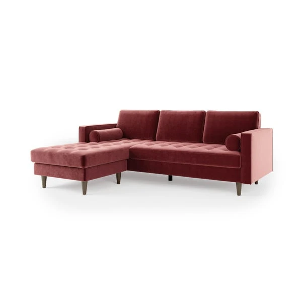 Zoe Velvet Corner Chaise Sofa 12 Zoe Velvet Corner Chaise Sofa - Image 10