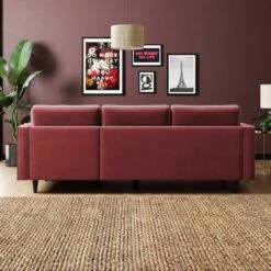 Zoe Velvet Corner Chaise Sofa 16 Zoe Velvet Corner Chaise Sofa -Habitat Store 30893224 alt02