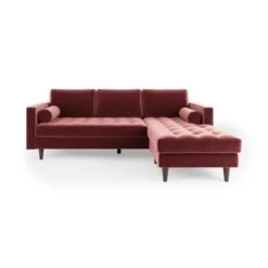 Zoe Velvet Corner Chaise Sofa 18 Zoe Velvet Corner Chaise Sofa -Habitat Store 30893224 alt07
