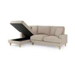 Beatrice Textured Weave Corner Storage Sofa Bed -Habitat Store 30893236 alt07