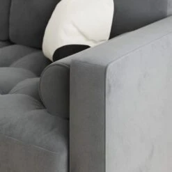 Zoe 4 Seater Corner Double Sofa Bed, Velvet -Habitat Store 30893242 alt03