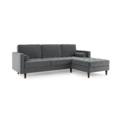 Zoe 4 Seater Corner Double Sofa Bed, Velvet -Habitat Store 30893242 alt06