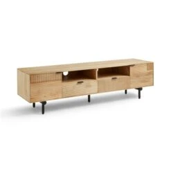 Spencer Extra Wide TV Unit For TVs Up To 80", Mango Wood 13 Spencer Extra Wide TV Unit For TVs Up To 80", Mango Wood -Habitat Store 30893734 alt05