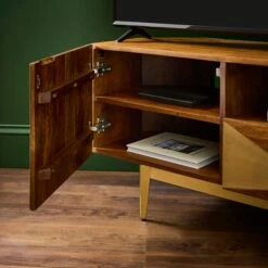 Zadie Corner TV Unit For TVs Up To 42", Mango Wood -Habitat Store 30893737 alt03