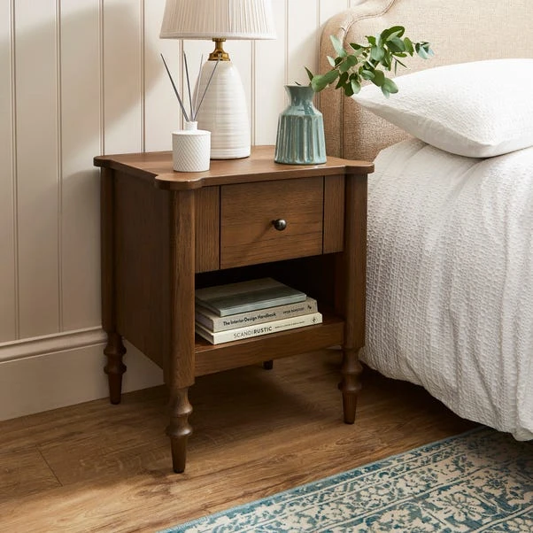 Ratcliffe 1 Drawer Bedside Table 4 Ratcliffe 1 Drawer Bedside Table - Image 2