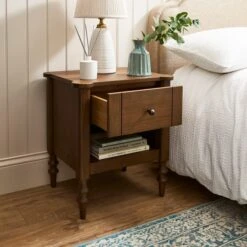 Ratcliffe 1 Drawer Bedside Table 12 Ratcliffe 1 Drawer Bedside Table -Habitat Store 30893854 alt02