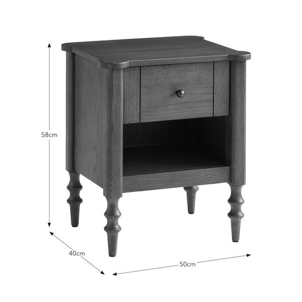 Ratcliffe 1 Drawer Bedside Table 10 Ratcliffe 1 Drawer Bedside Table - Image 8