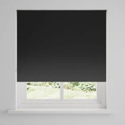 Satin Blackout Roller Blind -Habitat Store 30894029 alt02