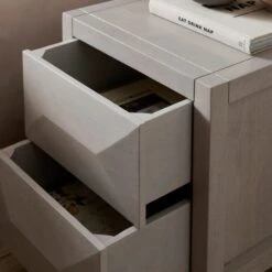 Watkins 2 Drawer Grey Wash Bedside Table, Mango Wood 14 Watkins 2 Drawer Grey Wash Bedside Table, Mango Wood -Habitat Store 30894112 alt03