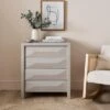 Watkins Grey Wash 4 Drawer Chest, Mango Wood 1 Watkins Grey Wash 4 Drawer Chest, Mango Wood -Habitat Store 30894113