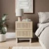 Maeva 2 Drawer Bedside Table, Light Oak Effect -Habitat Store 30894169