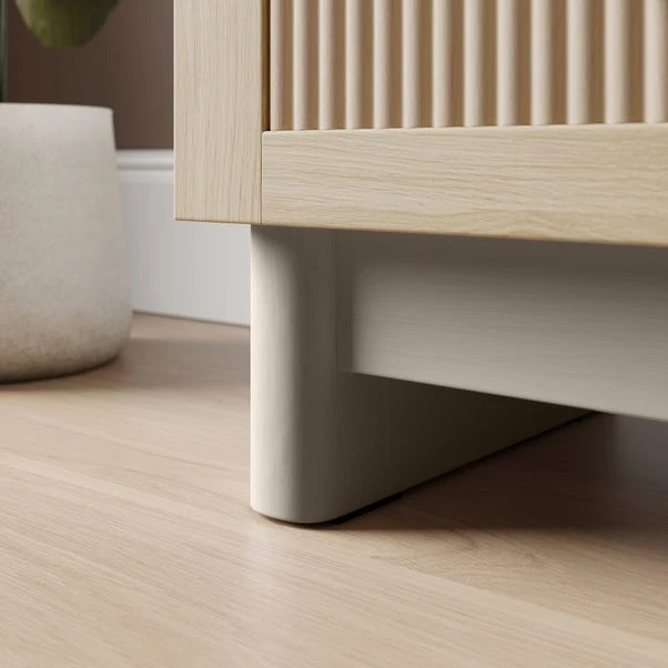 Maeva 2 Drawer Bedside Table, Light Oak Effect 7 Maeva 2 Drawer Bedside Table, Light Oak Effect - Image 5