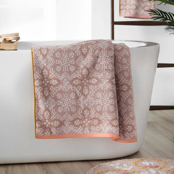 Global Tile Cotton Towel 5 Global Tile Cotton Towel - Image 3