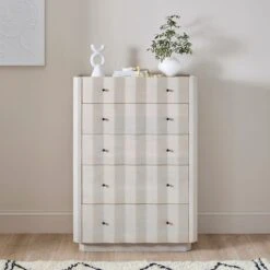 Willa 5 Drawer Chest, Mango Wood