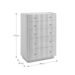 Willa 5 Drawer Chest, Mango Wood 11 Willa 5 Drawer Chest, Mango Wood -Habitat Store 30894960 alt09