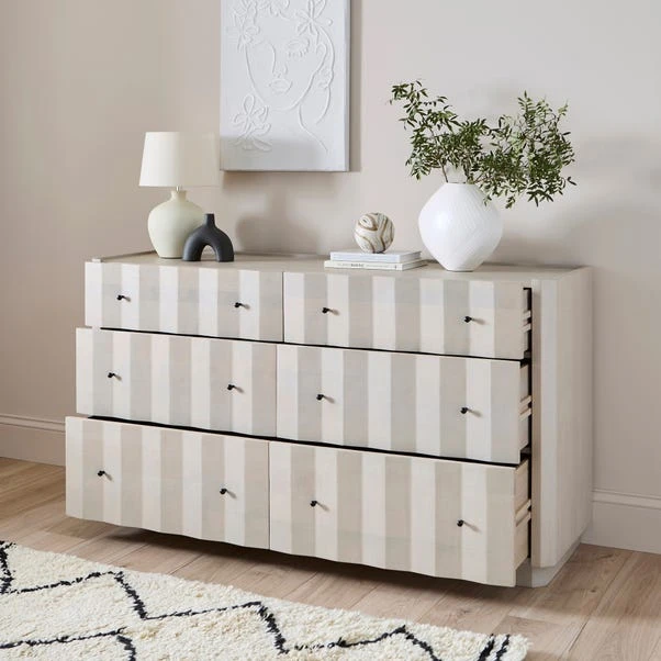 Willa 6 Drawer Chest, Mango Wood 4 Willa 6 Drawer Chest, Mango Wood - Image 2