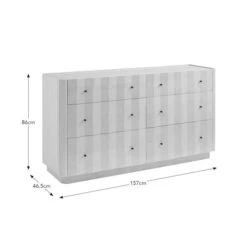 Willa 6 Drawer Chest, Mango Wood 15 Willa 6 Drawer Chest, Mango Wood -Habitat Store 30894961 alt09