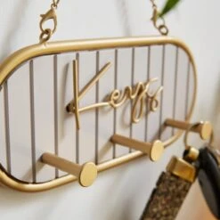 Modern Luxe Ribbed Key Hooks -Habitat Store 30895202 alt01