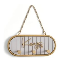 Modern Luxe Ribbed Key Hooks -Habitat Store 30895202 alt02