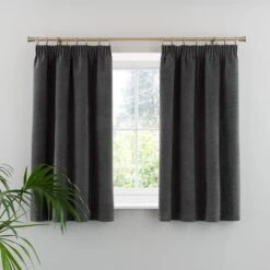 Genoa Chenille Blackout Pencil Pleat Curtains -Habitat Store 30895377 alt05
