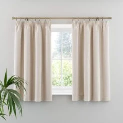 Genoa Chenille Blackout Pencil Pleat Curtains -Habitat Store 30895558 alt05