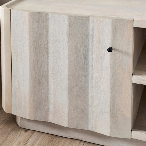 Willa Small TV Unit For TVs Up To 50", Mango Wood 6 Willa Small TV Unit For TVs Up To 50", Mango Wood - Image 4