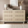 Maeva 6 Drawer Chest, Light Oak Effect 2 Maeva 6 Drawer Chest, Light Oak Effect -Habitat Store 30896309
