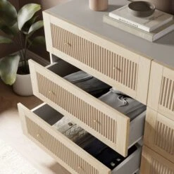 Maeva 6 Drawer Chest, Light Oak Effect -Habitat Store 30896309 alt02