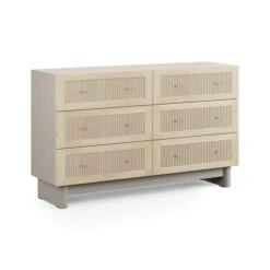 Maeva 6 Drawer Chest, Light Oak Effect -Habitat Store 30896309 alt05