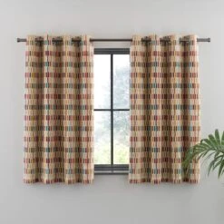 Pelosa Cut Velvet Eyelet Curtains -Habitat Store 30896929 alt05
