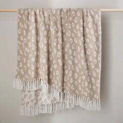 Leopard Print Throw 130x180cm -Habitat Store 30896935 alt02
