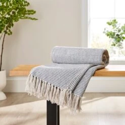 Russell Stripe Throw -Habitat Store 30896953