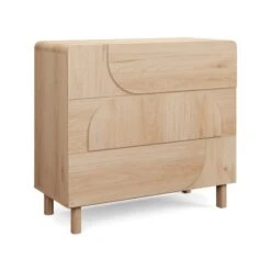 Aldo 3 Drawer Chest, Light Oak -Habitat Store 30897775 alt05