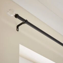 Crystal Ball Fixed Metal Eyelet Curtain -Habitat Store 30897806