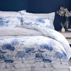 Modern Chinoiserie Duvet Cover & Pillowcase Set -Habitat Store 30897843 alt01
