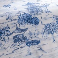Modern Chinoiserie Duvet Cover & Pillowcase Set -Habitat Store 30897843 alt05