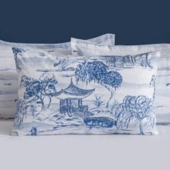Modern Chinoiserie Duvet Cover & Pillowcase Set -Habitat Store 30897843 alt07