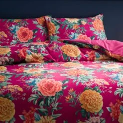 Peony Floral Duvet Cover & Pillowcase Set -Habitat Store 30897857 alt01